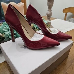 Jessica Simpson Deep Red Patent Heels
